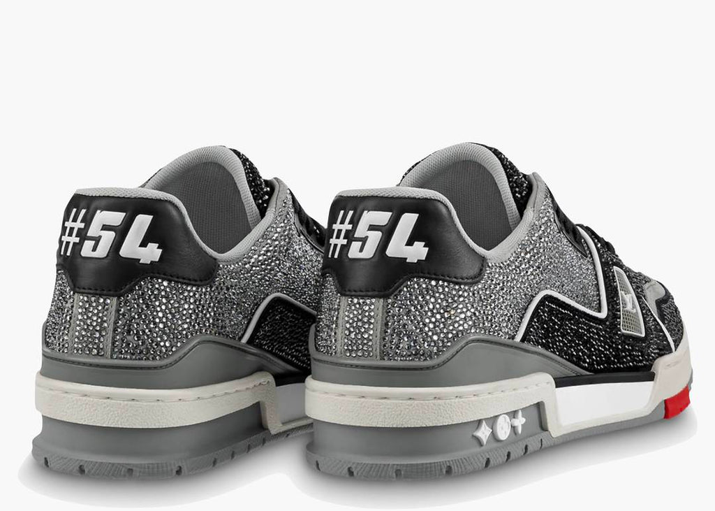 Louis Vuitton Trainer Crystal – Black Grey